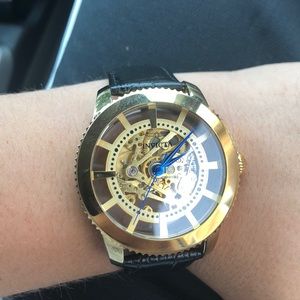 Invicta open faced watch